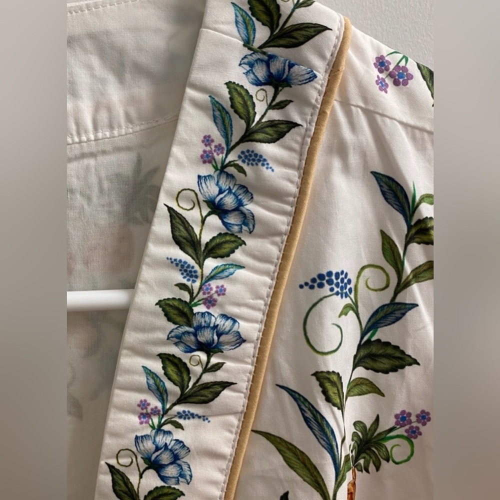 Sweet Bloom Dreamscape Cotton Shirtdress. - Picture 7 of 7